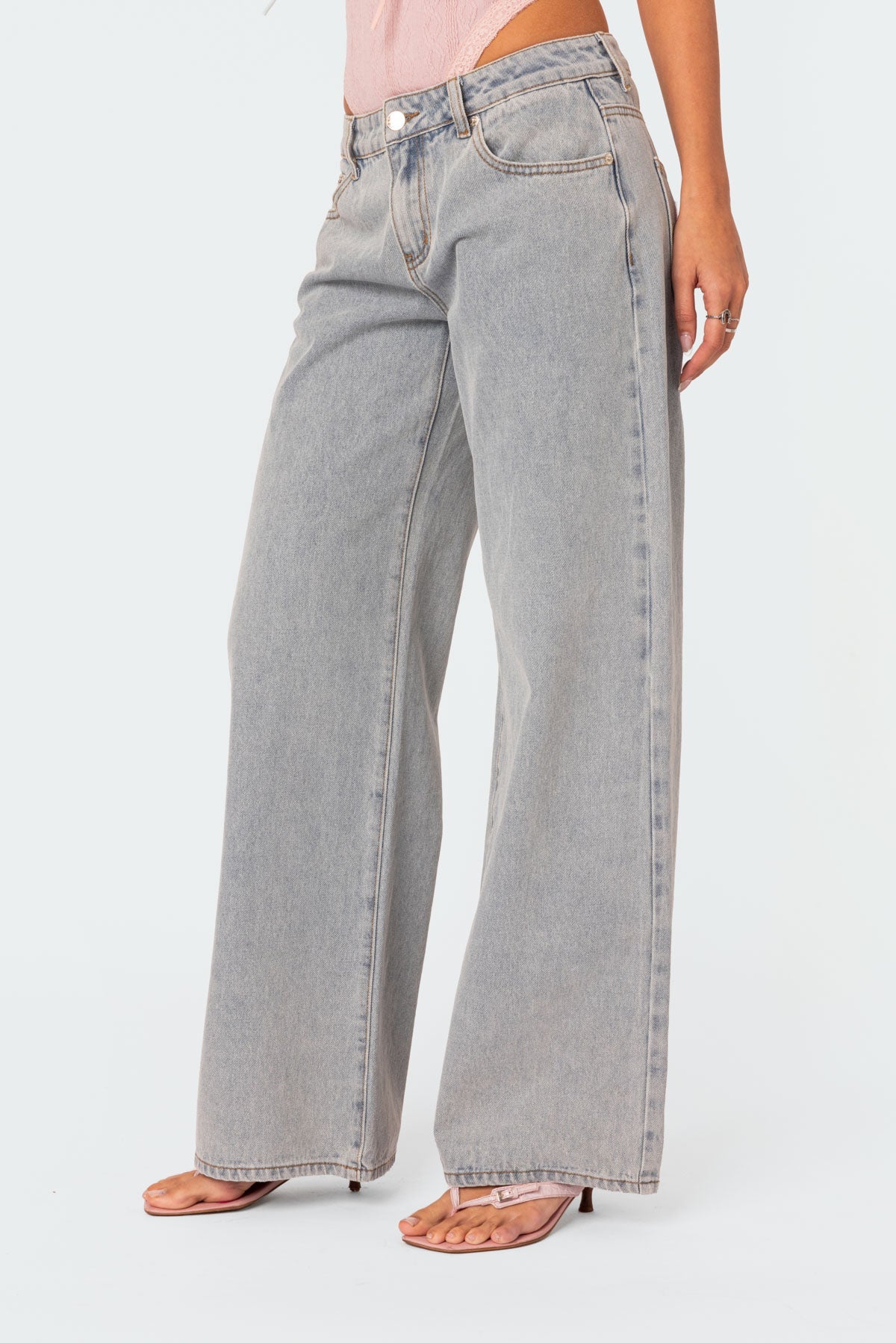 Bowien | Pink BowTie Jeans Regular Fit