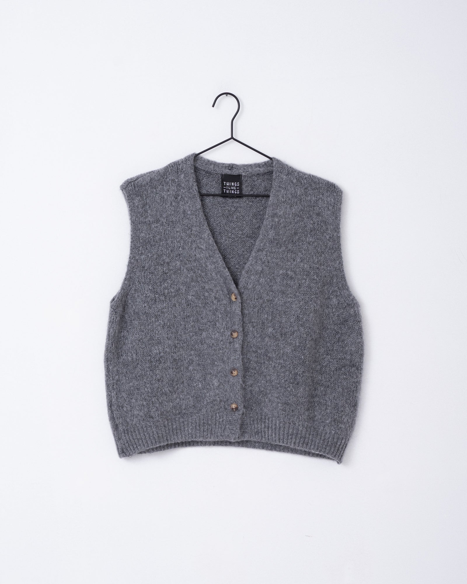 Lila | Knit Button Vest