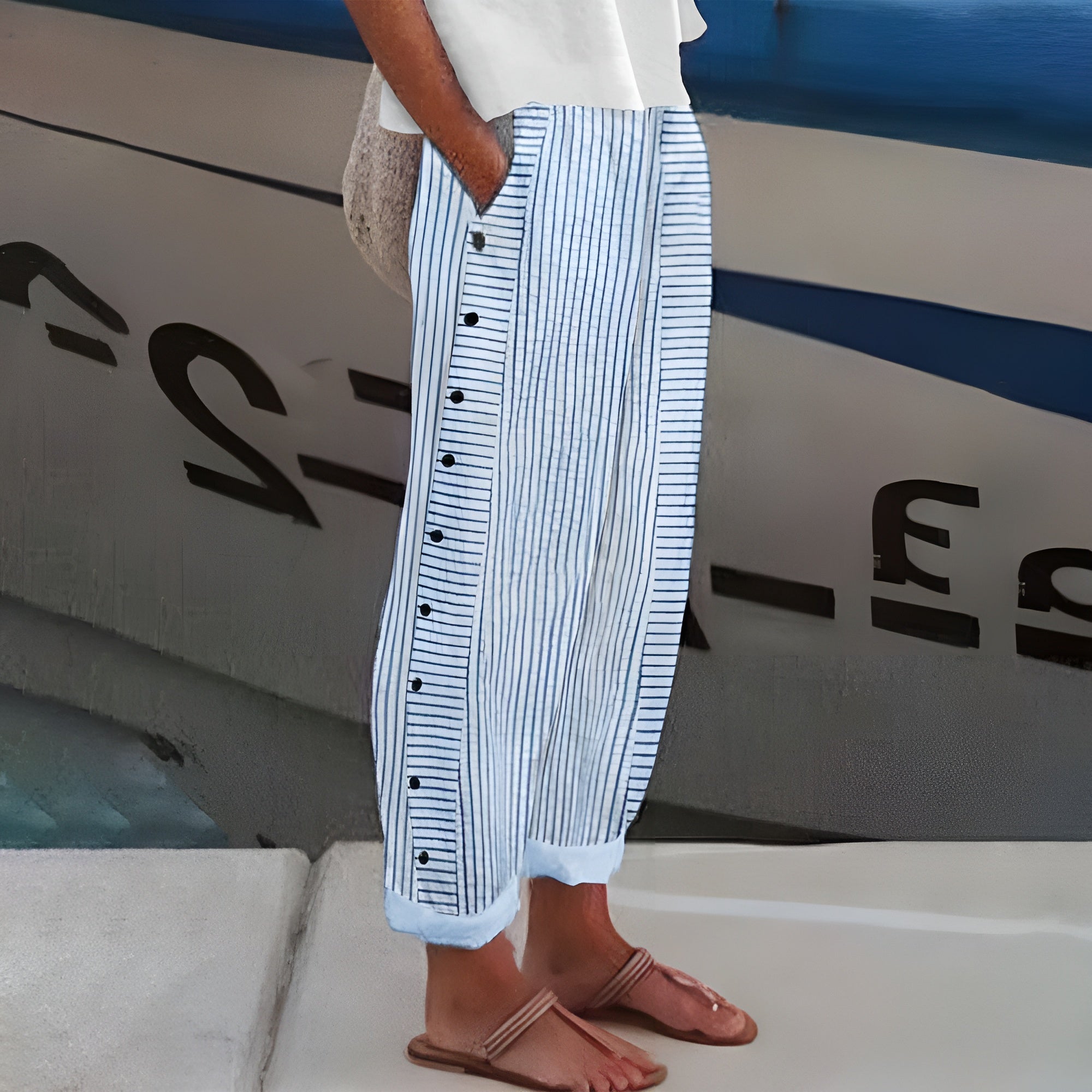 Sannie | Comfortable Linen Pants