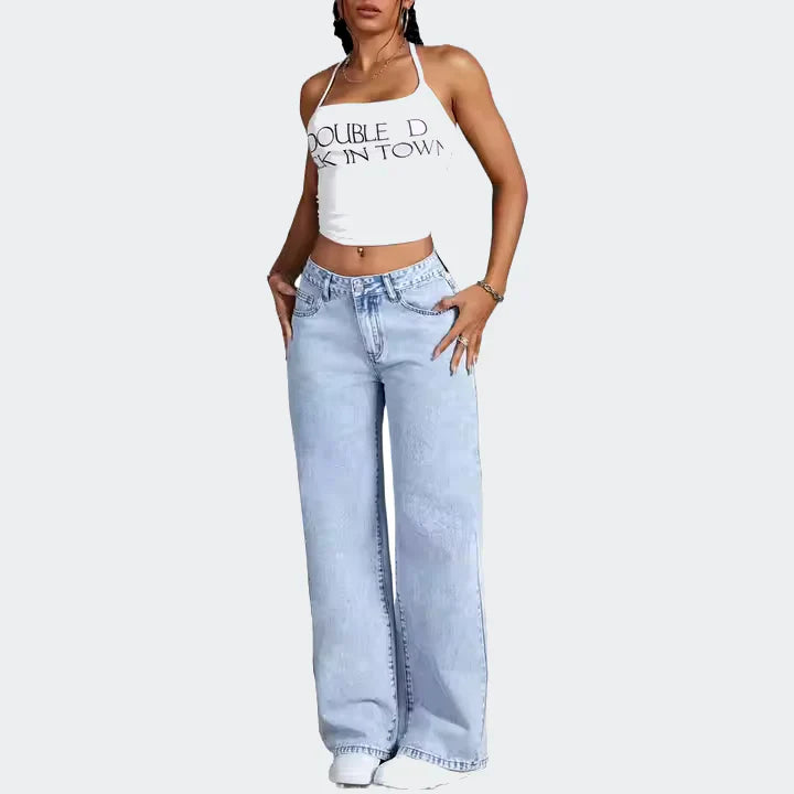 Bowien | Pink BowTie Jeans Regular Fit