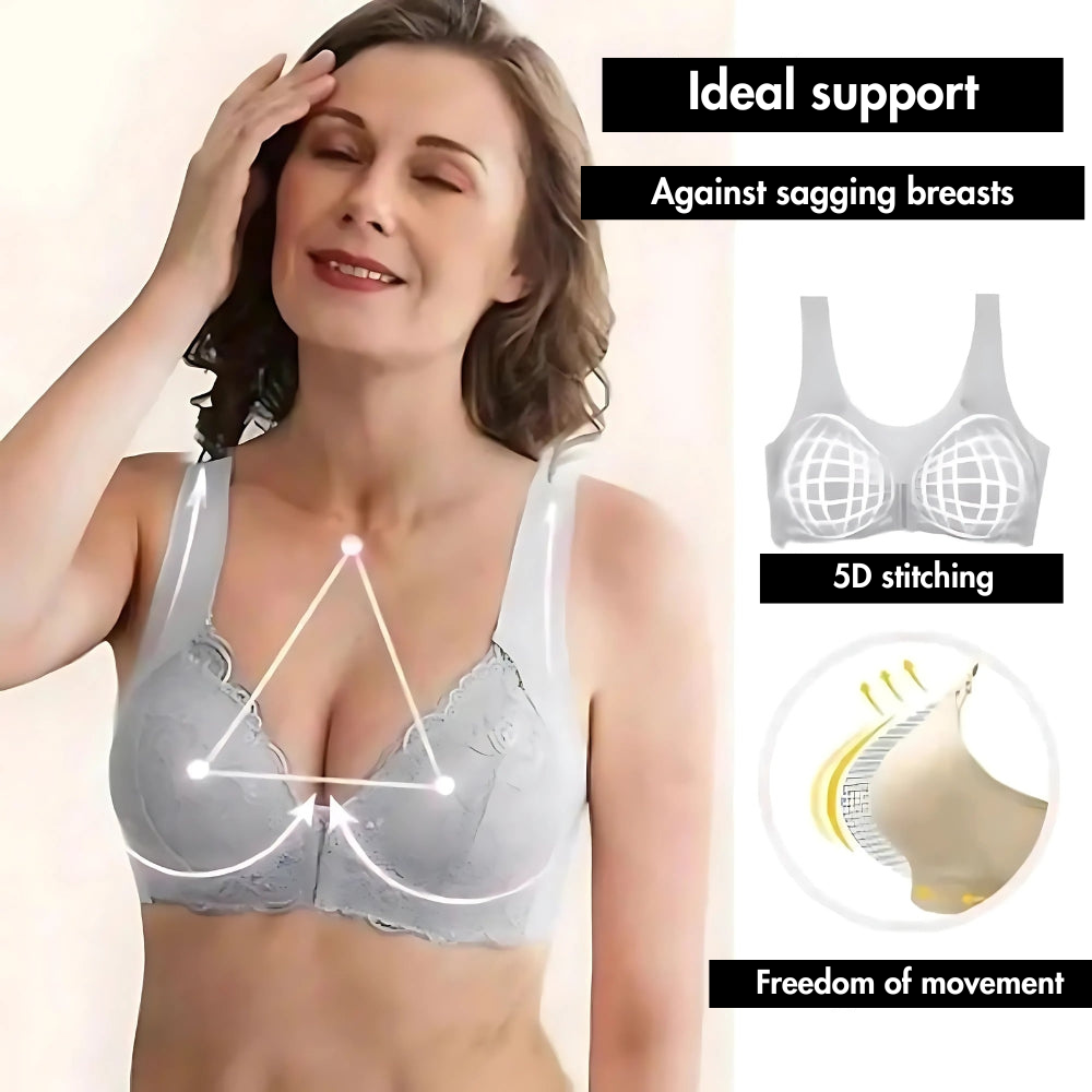 (PACK OF 3) Wireless Push-Up Bra with Front Closure