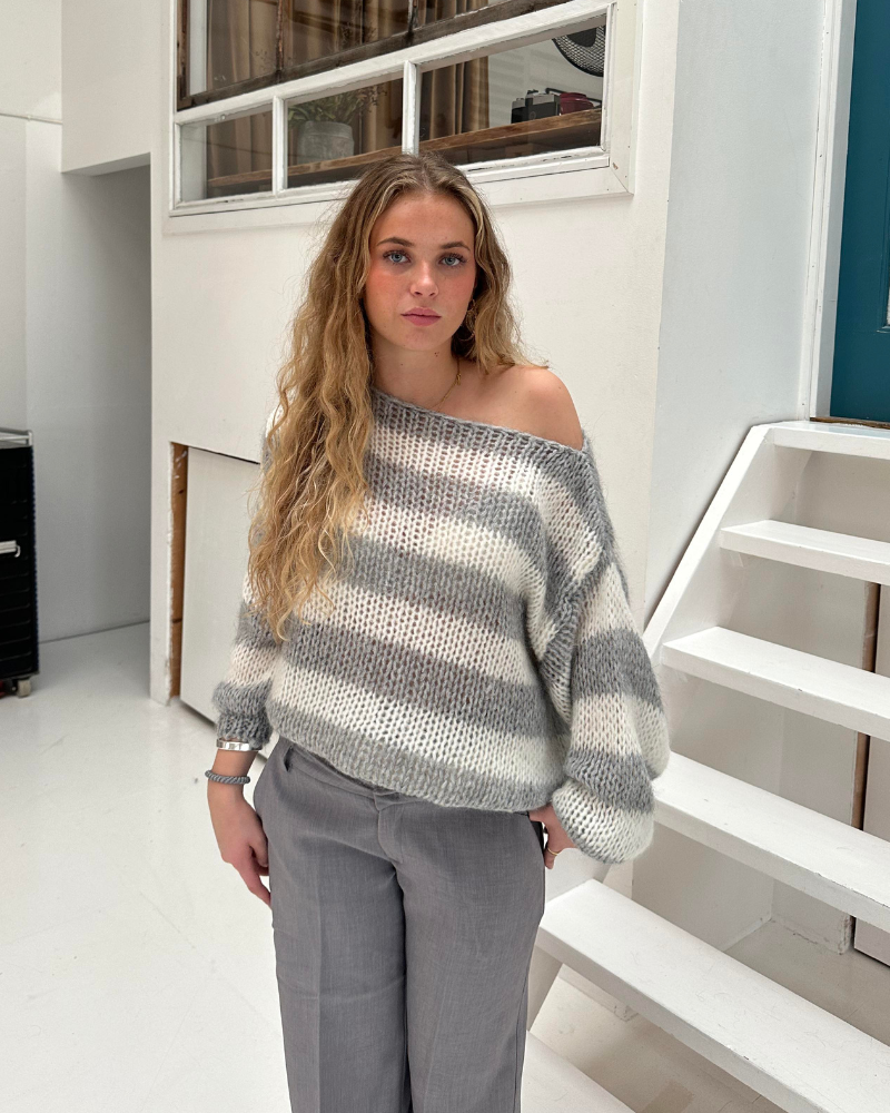 Mollie | Striped Knitted Sweater