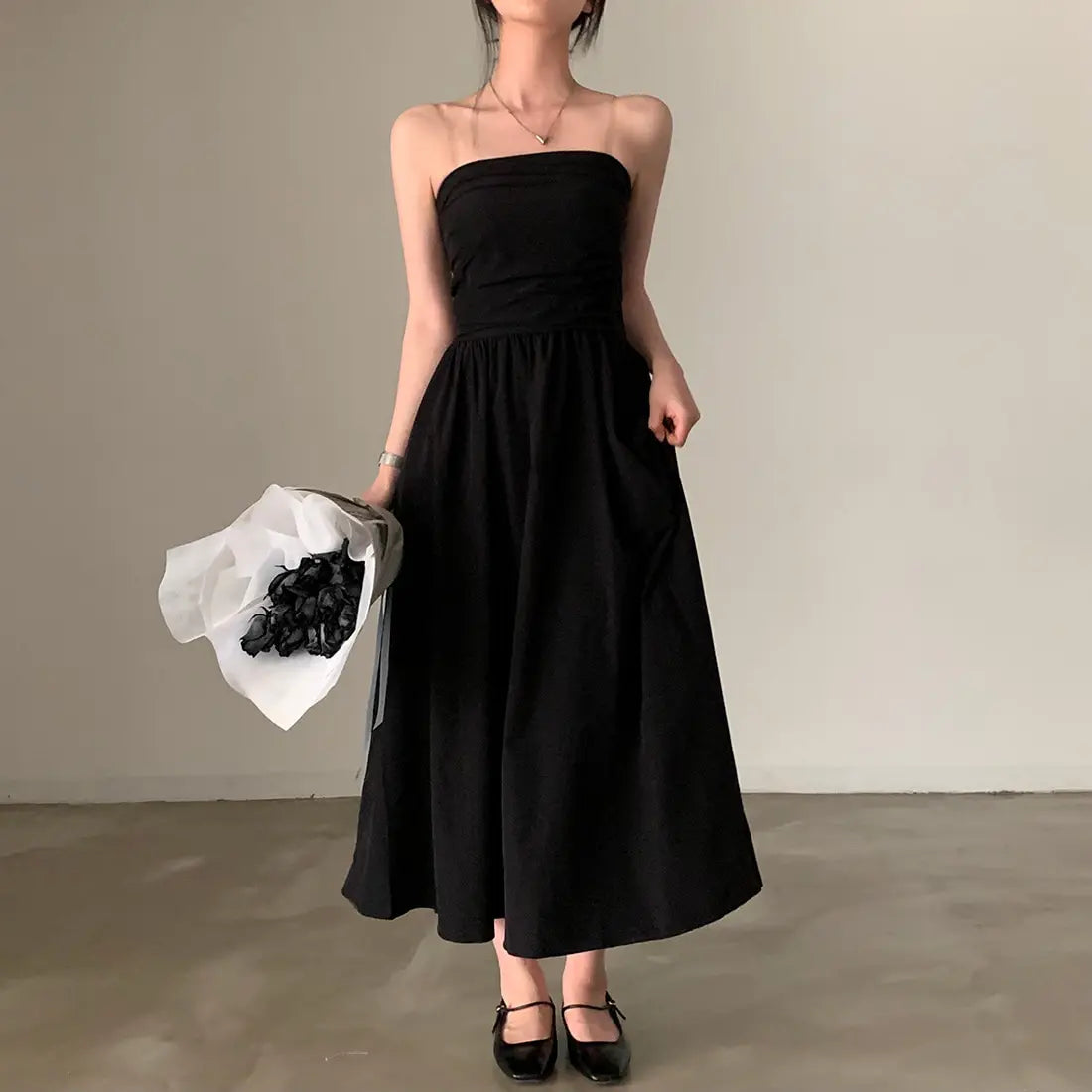 VERA | Strapless Comfy Summer Dress